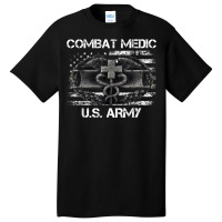 Vintage Army Combat Medic Veteran Gift For Us Army Veteran Basic T-shirt | Artistshot