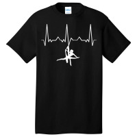 Aerial Silks Circus Yoga Aerialist Heartbeat Aerial Silks T Shirt Basic T-shirt | Artistshot