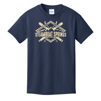 Skiing Mountains Skier Downhill Ski Resort Steamboat Springs T Shirt Basic Youth T-shirt | Artistshot