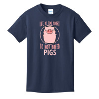 Breed Pigs Design Men Pig Keeper Design Pig Farming 197 Basic Youth T-shirt | Artistshot