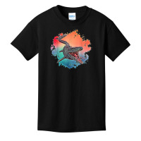 Mosasaurus Dinosaur Motif Prehistoric Predator Design Dino T Shirt Basic Youth T-shirt | Artistshot