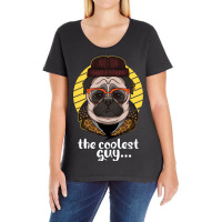 International Dog Day Special Printable Vector Des Ladies Curvy T-shirt | Artistshot