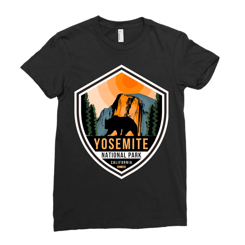 Yosemite National Park Ladies Fitted T-Shirt by DonieRan | Artistshot