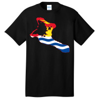 Flag Map Of Kiribati Basic T-shirt | Artistshot