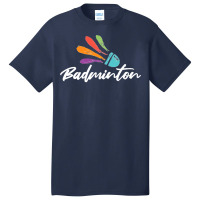 Shuttlecock Badminton Player Racket Sports Coach Team Club Premium Basic T-shirt | Artistshot