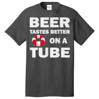 Funny Beer Drinking River Rafting Hilarious River Rat Basic T-shirt | Artistshot