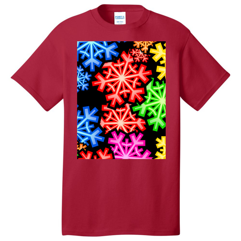 Colourful Chrismas Basic T-shirt | Artistshot