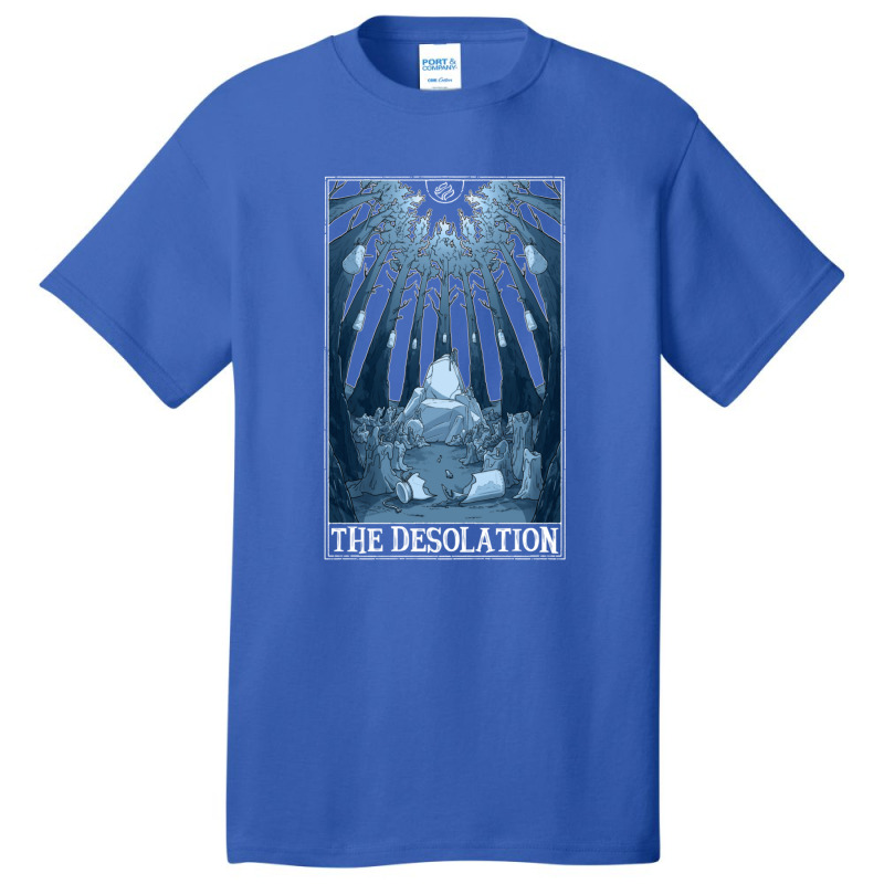 The Desolation Tarotesque (dark) Basic T-shirt | Artistshot