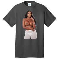 Diamond Jackson Topless American Pornstar Basic T-shirt | Artistshot