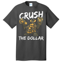 Bitcoin Crush The Dollar Dwarf Cleric Barbarian Rpg Class T Shirt Basic T-shirt | Artistshot