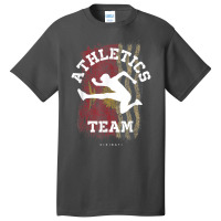 Hurdle Race Kiribati Athletics Sports Player T Shirt Basic T-shirt | Artistshot