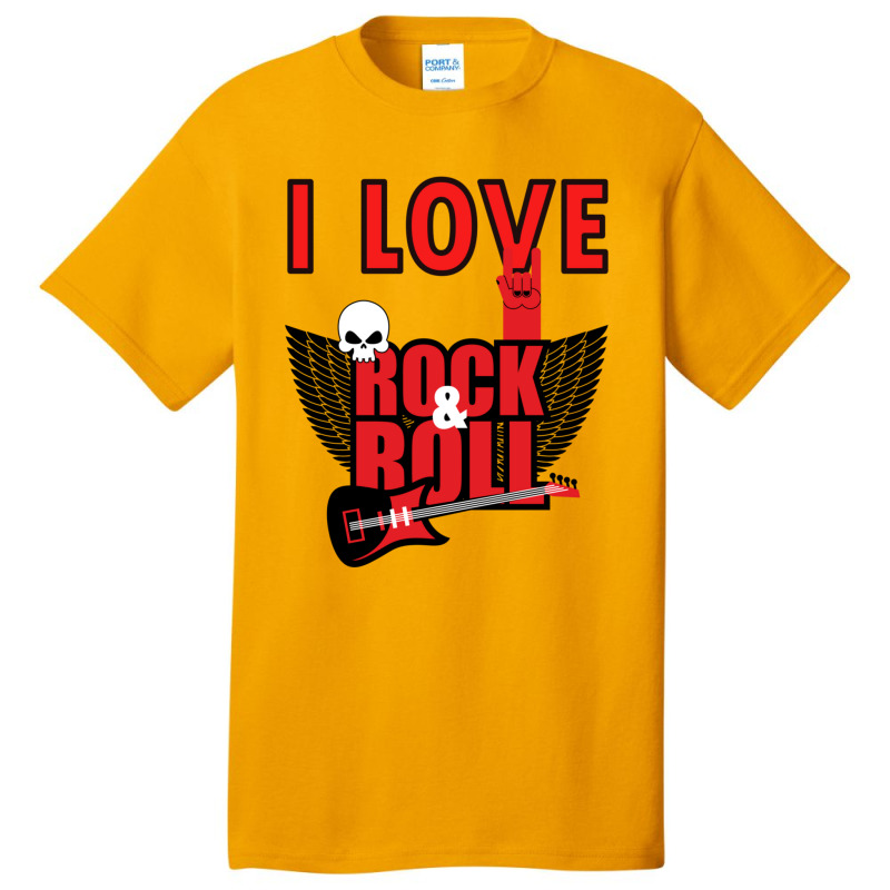 I Love Rock And Roll Basic T-shirt | Artistshot