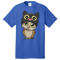 A Cat And An Owl Funny Pet Owner Cute Cutie Catowl Or Owlcat 7 Basic T-shirt | Artistshot