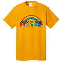 Rainbow Grateful Dancing Basic T-shirt | Artistshot