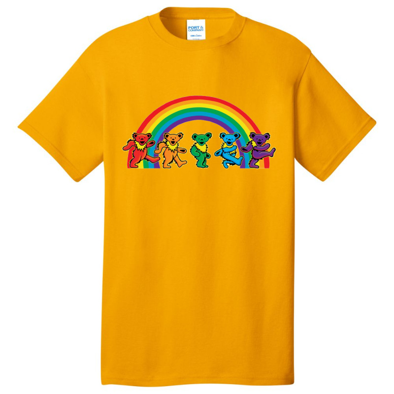 Rainbow Grateful Dancing Basic T-shirt | Artistshot