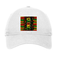 Black License Letters  Juneteenth Adjustable Cap | Artistshot