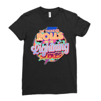 The Thunder Rolls And The Lightning Strikes Ladies Fitted T-shirt | Artistshot