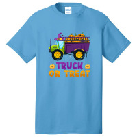 Kids Monster Truck Or Trick Halloween Costume Pumpkin Boys Kids Basic T-shirt | Artistshot