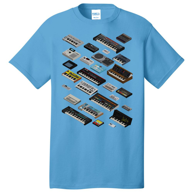 Synthesizer Fan Collection Basic T-shirt | Artistshot