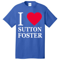 I Heart Sutton Foster 2 Basic T-shirt | Artistshot