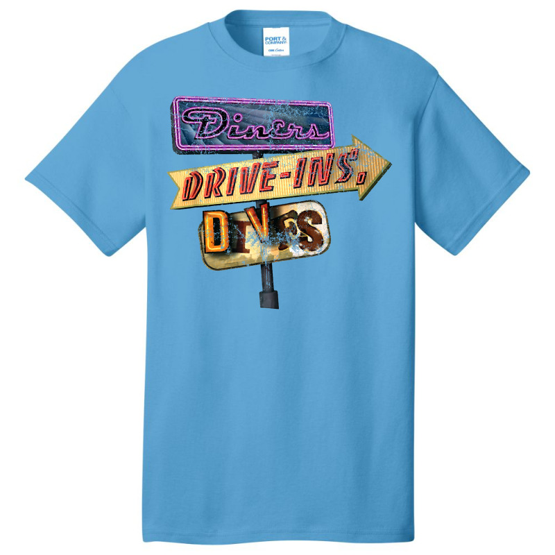 Diners Drive Ins Dives Basic T-shirt | Artistshot