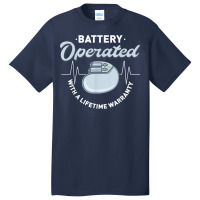 Battery Operated Pacemaker Recipient Heart Attack Survivor T Shirt Basic T-shirt | Artistshot