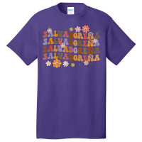 Salvadorena Retro Groovy Salvador Salvadorenan Latina Latinx T Shirt Basic T-shirt | Artistshot