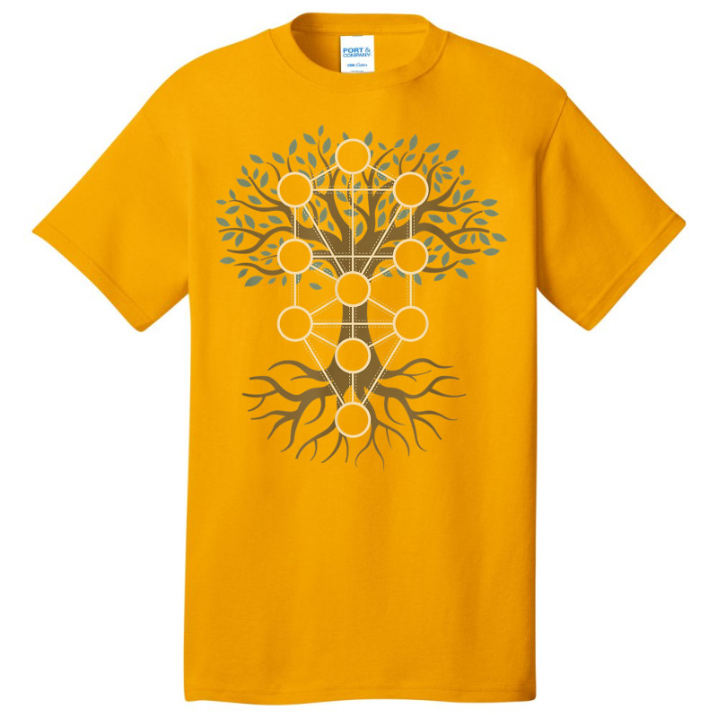 Kabbalah Tree Of Life Symbol Jewish Mysticism Ten Sefirot T Shirt Basic T-shirt | Artistshot