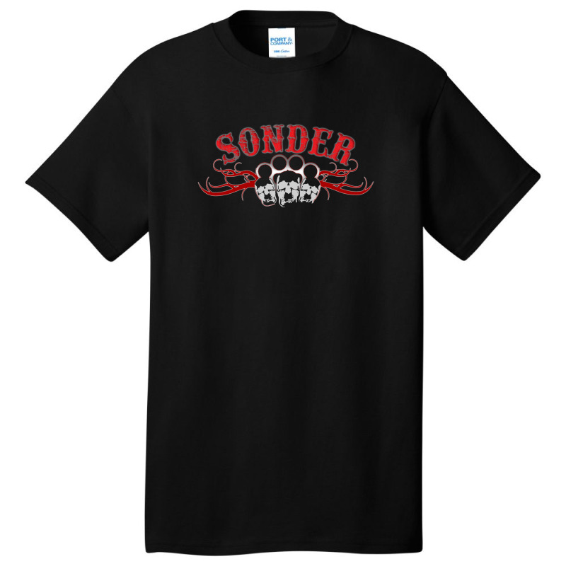 Sonder Distressed 1 Basic T-shirt by MichaelSchales | Artistshot