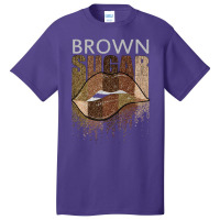 Lips Brown Sugar Black Women Funny Gift Basic T-shirt | Artistshot