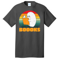 Boooks Ghost Librarian Book Lovers Halloween Costume Basic T-shirt | Artistshot