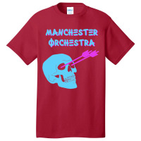 Manchester Orchestra Skull And Arrows Basic T-shirt | Artistshot