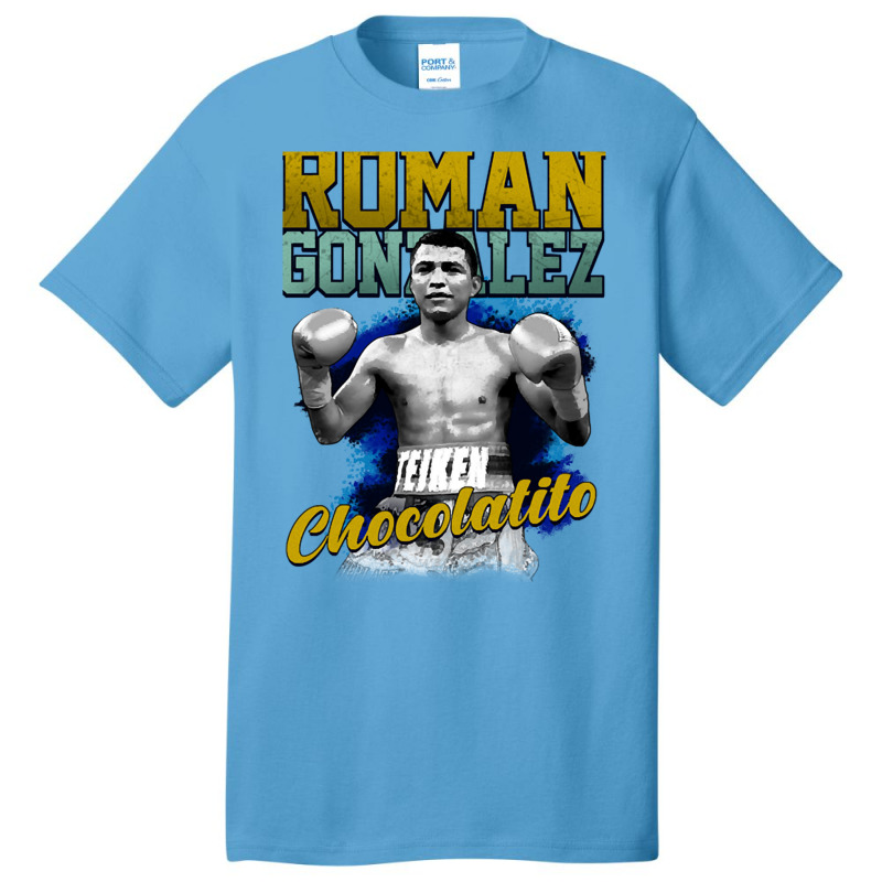 Roman Gonzales Chocolatito Roman Gonzales Basic T-shirt by ESTASAACHECO | Artistshot