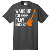 Bass Guitar Player Music Musician Bassist Coffee Basic T-shirt | Artistshot