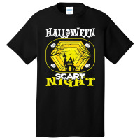 Halloween Scary Night Costume Basic T-shirt | Artistshot