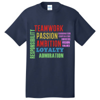 Teamwork Word Cloud Basic T-shirt | Artistshot