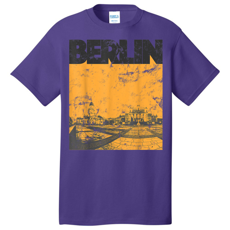 Vintage 70s Style Berlin Germany Basic T-shirt | Artistshot