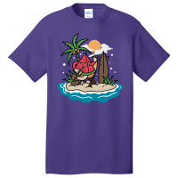 Watermelon Beach Basic T-shirt | Artistshot