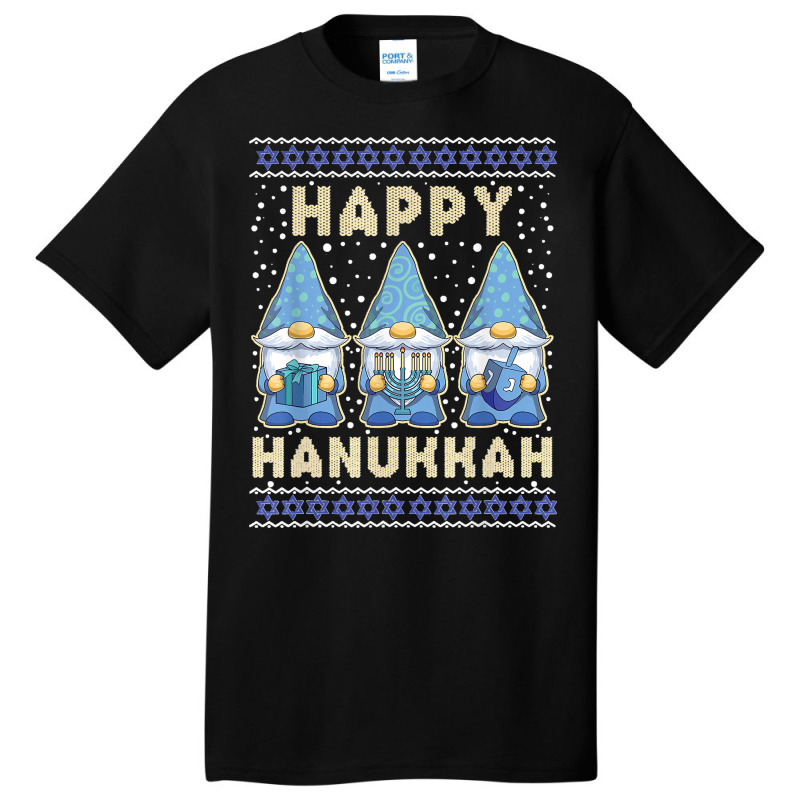 Hanukkah Gnomes Jewish Candles Festival Lights Lover Basic T-shirt | Artistshot