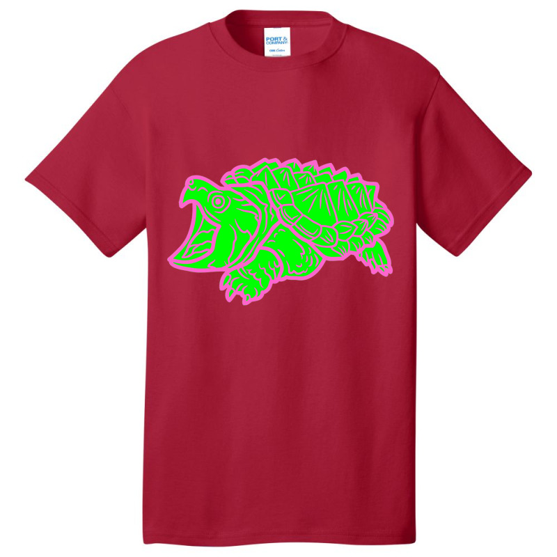 Alligator Snapping Turtle - Reptile - Wildlife - Animal Attack Basic T-shirt | Artistshot