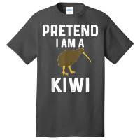 Pretend I Am A Kiwi Bird Costume Funny Kiwis Design Basic T-shirt | Artistshot