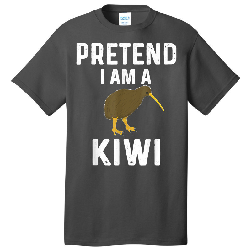 Pretend I Am A Kiwi Bird Costume Funny Kiwis Design Basic T-shirt | Artistshot