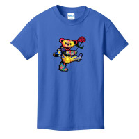 Dancing Grateful Flower Dead Bears Basic Youth T-shirt | Artistshot