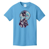 Geisha Watercolor Tokyo Parasol T Shirt Basic Youth T-shirt | Artistshot