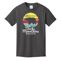 Retro Great Smoky Mountains National Park Tn Bear Basic Youth T-shirt | Artistshot