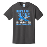 I Love Someone Blue Grey T1d Type 1 Diabetes Awareness T Shirt Basic Youth T-shirt | Artistshot