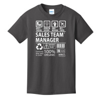 Sales Team Manager T Shirt - Multitasking Certified Job Gift Item Tee Basic Youth T-shirt | Artistshot