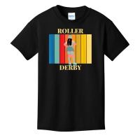 Roller Derby Skating Retro Vintage Skater Blocker T Shirt Basic Youth T-shirt | Artistshot