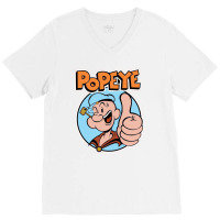 Sailor Popeye V-neck Tee | Artistshot