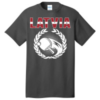 Latvia Table Tennis Lovers Latvian Ping Pong Team Supporter Premium T Basic T-shirt | Artistshot